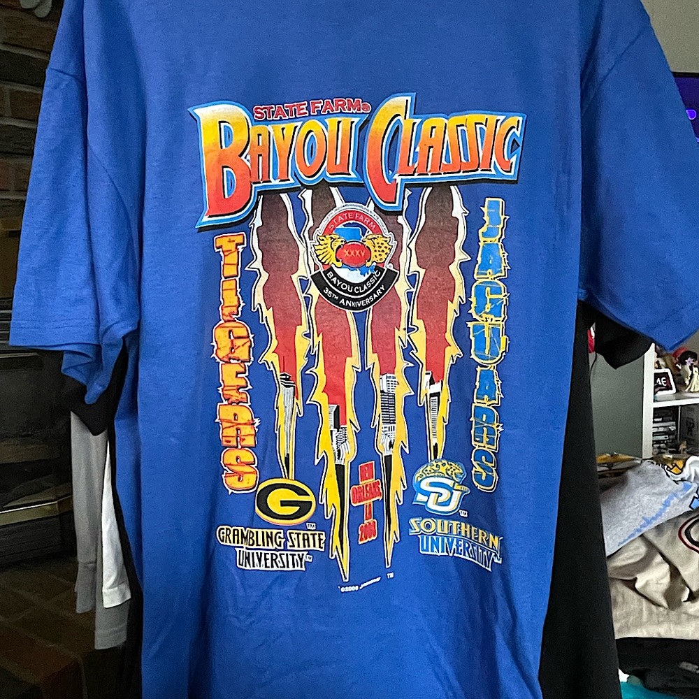 NCAA bayou classic T-shirt.